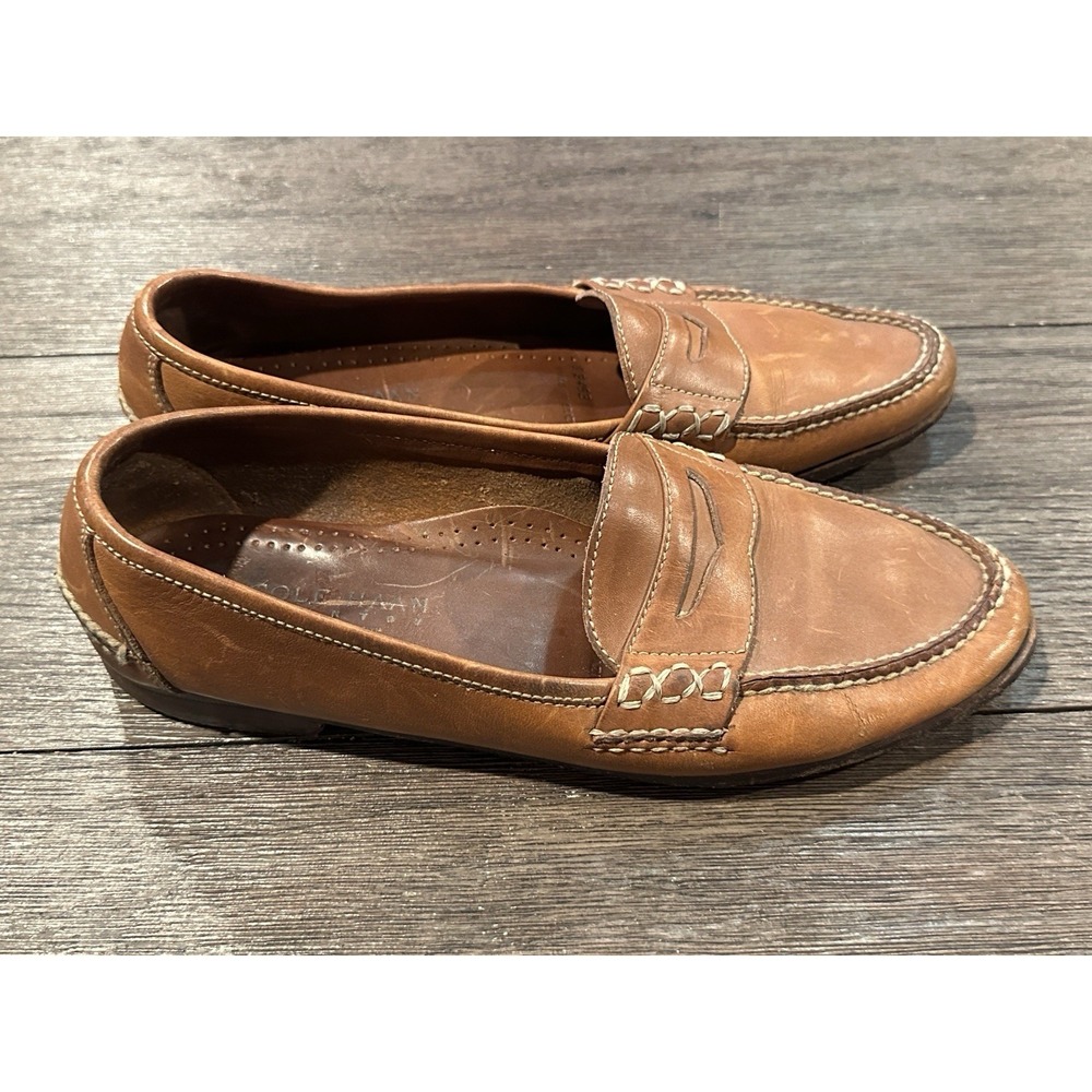 Men's Cole Haan Country Pinch Penny Loafers Size 11 N Made in Brazil leather